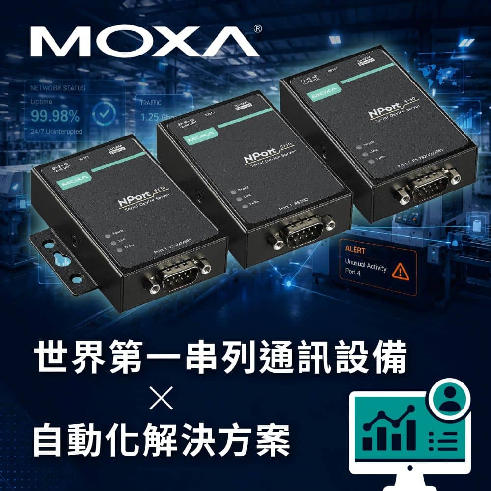 Moxa 自動化解決方案