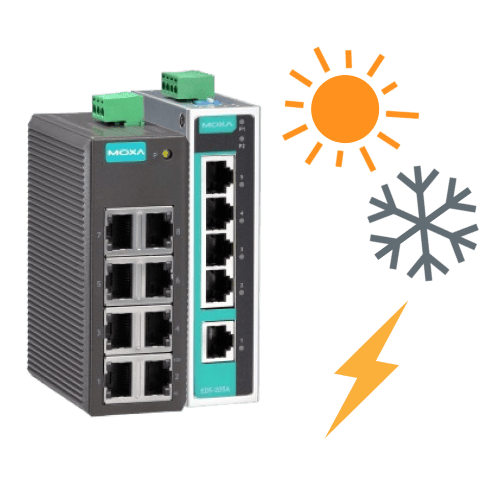 Moxa EDS交換器具工業級可靠性